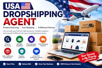 be USA dropshipping agents for sourcing product fast shipping fulfilment partner