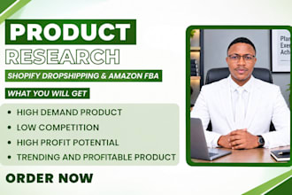 research high potential products for shopify and amazon fba