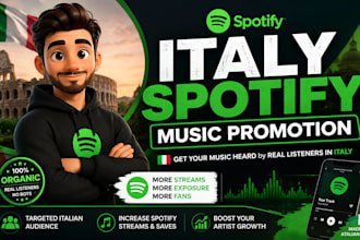 do italy spotify music promotion italian spotify promotion