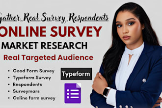 gather 400 real target audience respondent to fill online survey