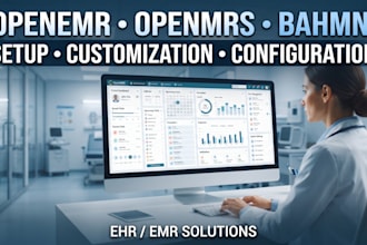 setup openemr openmrs bahmni ehr for health organizations