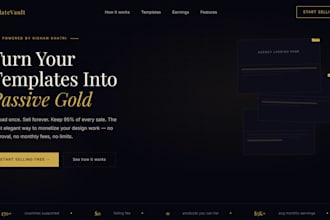create a modern responsive business landing page