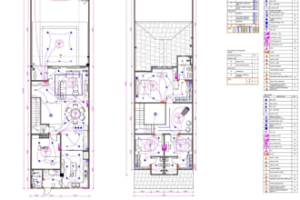 prepare rcp drawing for your shop,electrical floor plan,editable dwg or cad file