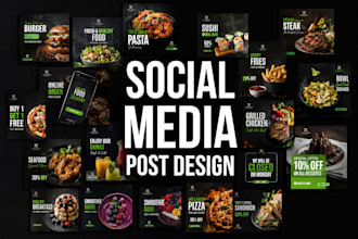 create social media posts, including posts for facebook and instragram