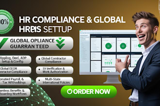 setup HR compliance via rippling deel paycom mitratech adp onblick oyster trinet