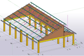 model and detail structures using tekla structures