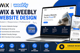 create weebly, wix studio website design, redesign wix store