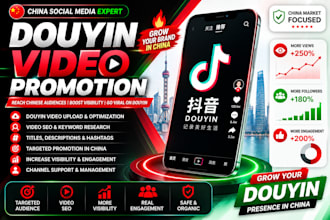 promote douyin videos with china social media marketing and targeted promotion