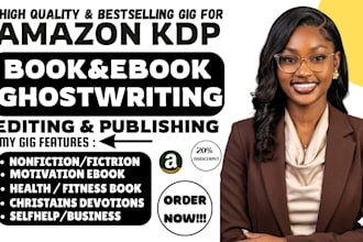 ghostwrite, format, publish your fiction and nonfiction book as book ghostwriter