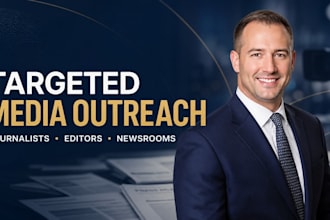 pitch your story to targeted journalists, editors, TV and radio producers