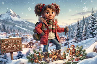illustrate storybook children book bible themed illustration