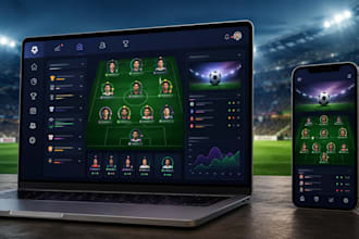 build a fantasy football website with live scoring and player stats