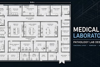 design a medical laboratory and pathology lab floor plan