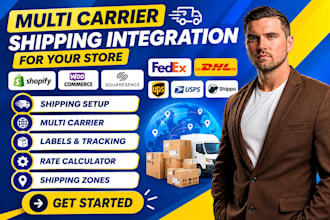 do woocommere squarespace shipping dhl ups fedex shippo multi carrier shipping