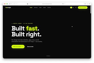 build you a professional website or landing page in 5 days