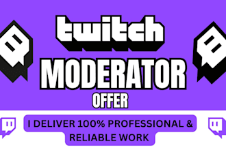 do twitch moderator stream chat bot moderator