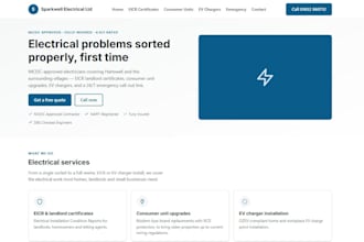 build a starter website for your small business 3 to 4 pages