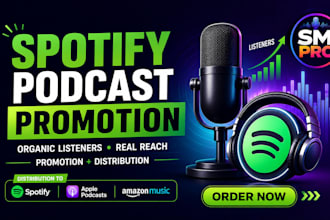 do spotify podcast promotion and distribution for organic listeners