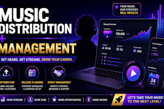 distribute your music and manage your artist career as your manager