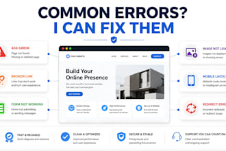 fix wordpress, squarespace and website errors