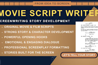 be script writer movie script screenplay script  filmscript screenwriting
