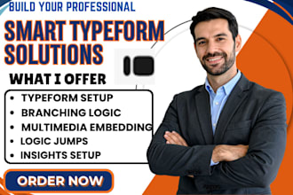 setup typeform branching logic jumps form creation multimedia embedding insights
