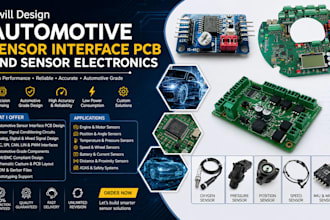 design automotive sensor interface pcb and sensor electronics