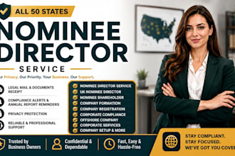 provide professional nominee director, company formation and nominee shareholder