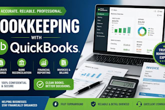 a quickbooks online bookkeeper and bank reconciliation