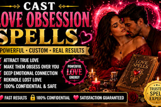 cast love obsession spells, powerful love spells, custom spiritual spells