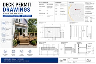 do deck permit drawings for home addition architectural plans city permit