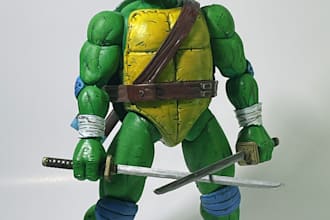 create 3d printable action figure, custom figurine and articulated toy