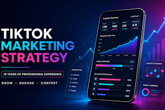 create a professional tiktok marketing strategy