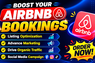 do airbnb promotion, airbnb marketing, listing SEO and vacation rental marketing