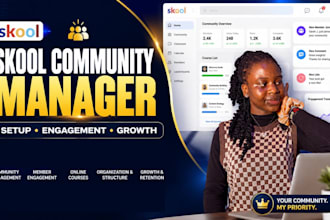 manage and grow your skool community with expert engagement