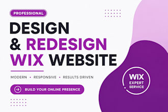do wix website design, wix website redesign, redesign wix website, wix expert