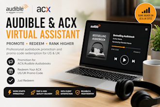 do amazon acx or audible audiobook promotion