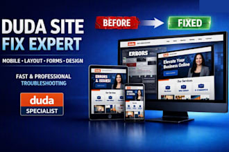 fix duda mobile, layout, form and design issues