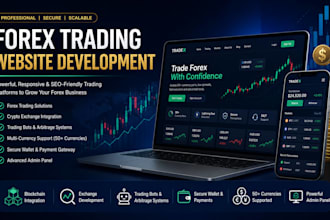 develop fx broker website mt4 mt5 forex trading app crm stock trading