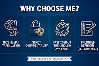 provide professional trilingual translation