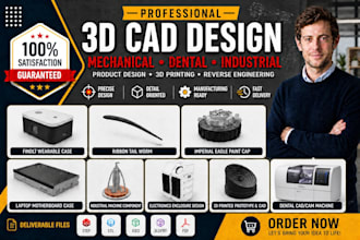3d cad mechanical design 3d dental cad design 3d industrial cad for 3d printing