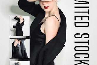 design luxury sale banner and instagram post for clothing brand