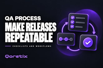 create a QA checklist and release process for your web app