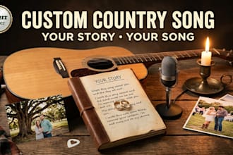write a custom country song for your wedding or special occasion