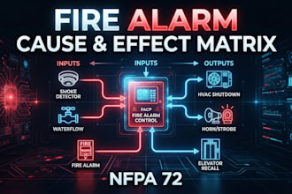 fire alarm cause effect matrix nfpa 72 design