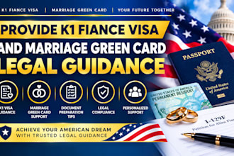provide k1 fiance visa and marriage green card legal guidance