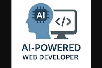 do ai full stack web development for ai web app, ai software developer, saas