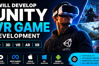 develop unity vr game development 2d 3d unity apple vision pro oculus meta quest