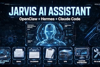setup fix jarvis ai assistant openclaw hermes email calendar tasks claude vps