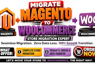 transfer migrate or move magento store to woocommerce site migration